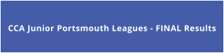 CCA Junior Portsmouth Leagues - FINAL Results