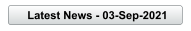 Latest News - 03-Sep-2021